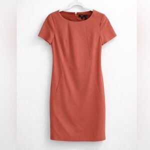 NWOT Theory Sevona Wool Dress Coral